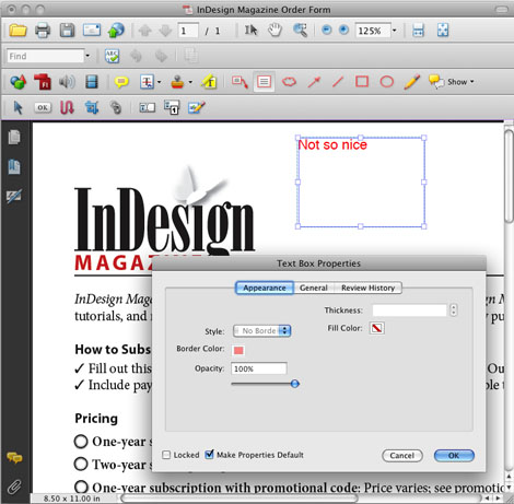 how to insert text in pdf file