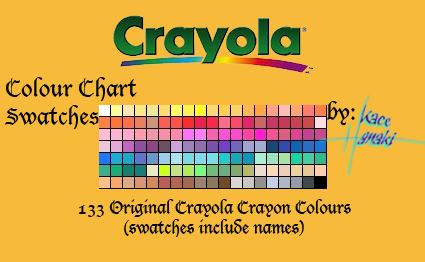 Crayola Marker Color Chart
