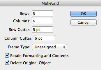 The MakeGrid script