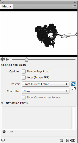 InDesign's Media Panel