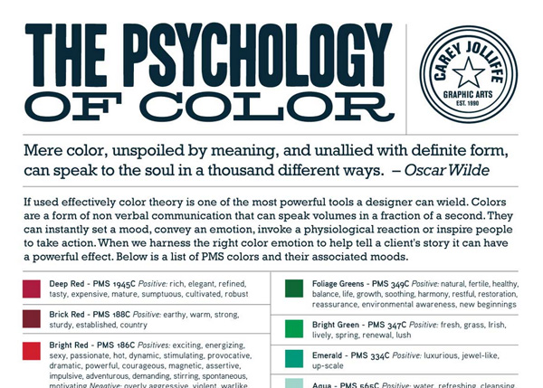 The Psychology of Color