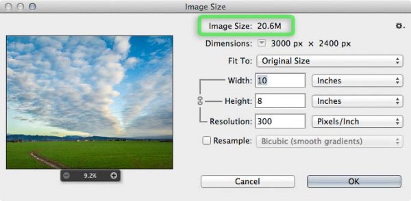 photoshop size download