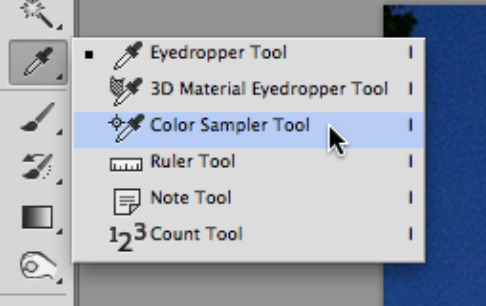 Select the Color Sampler Tool