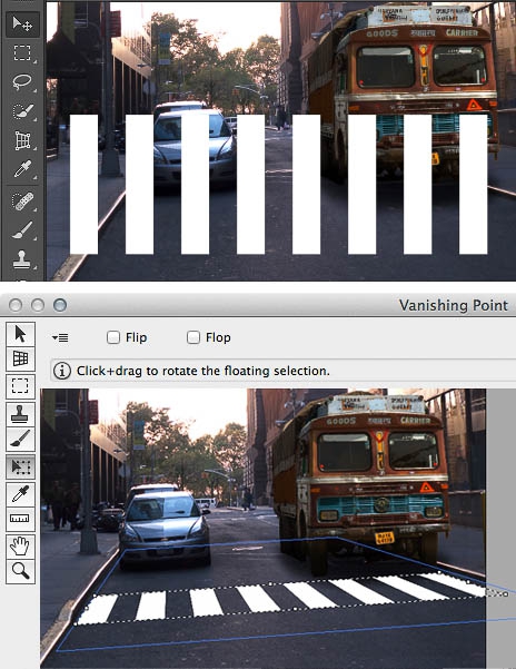 photoshop vanishing point measure tool cs6