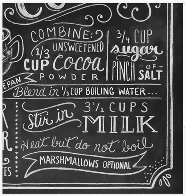 restaurant chalkboard fonts